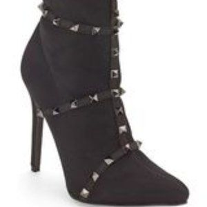 New Venus black studded stiletto boots